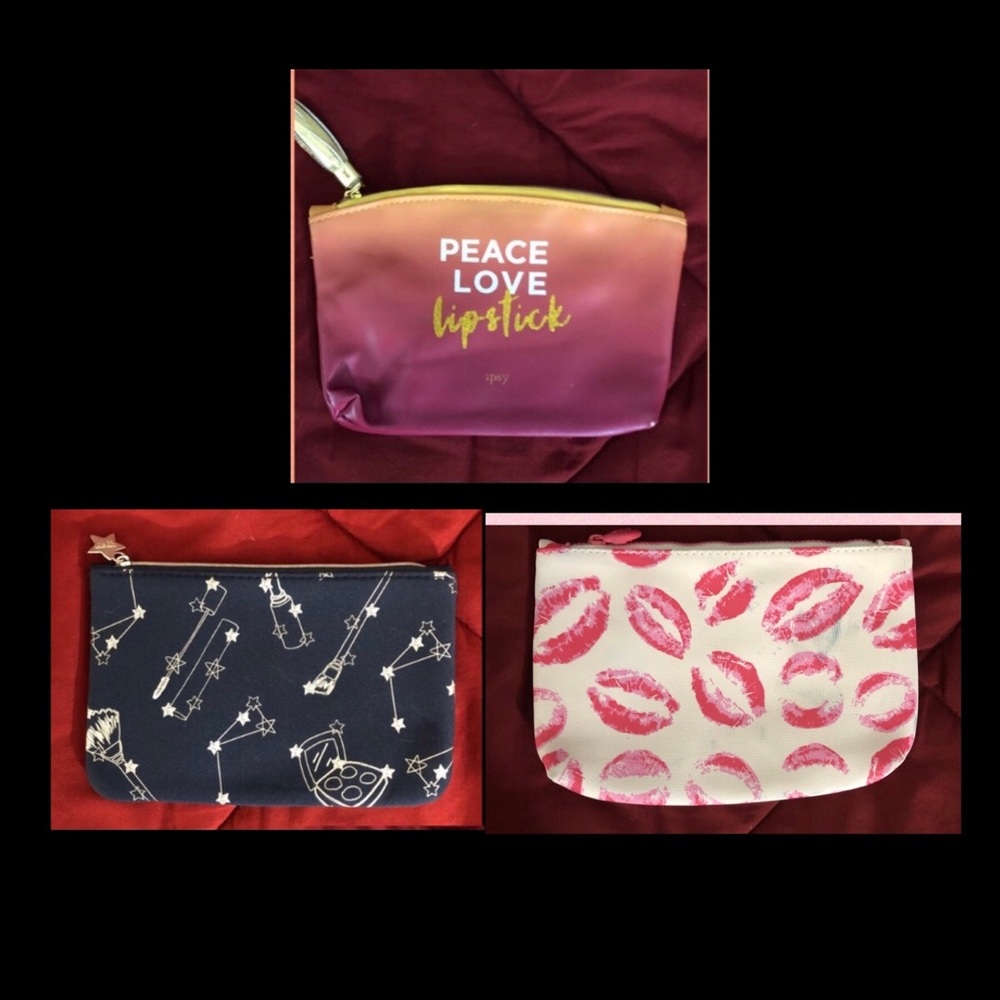 3 Small Beauty / Makeup Ipsy Bag